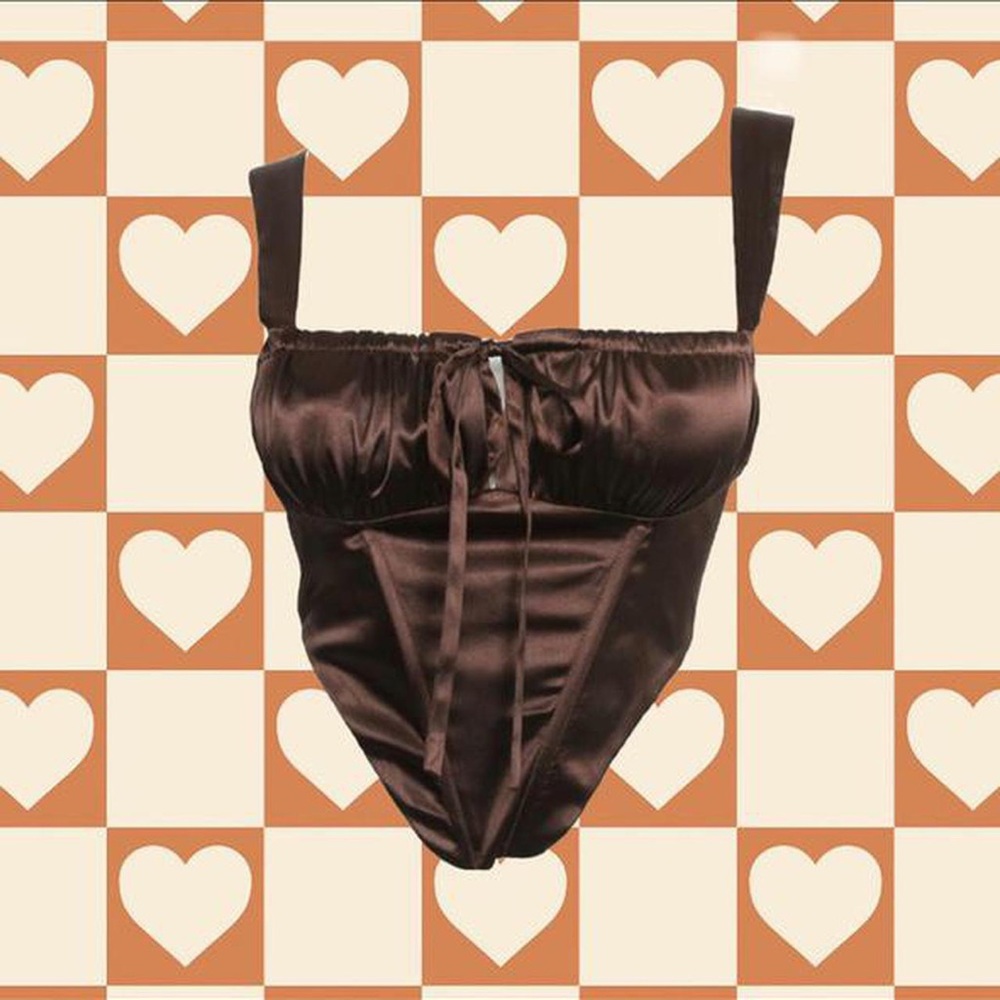 Brown Corset Top